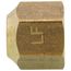 (641FS-4) 1/4" Brass Short Forged Flare Nut