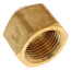 (641FS-64) 3/8" x 1/4" Brass Short Forged Flare Nut