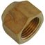 (641FS-86) 1/2" x 3/8" Brass Short Forged Flare Nut