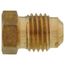 (39-4) 1/4" Brass Flare Plug