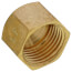(40-6) 3/8" Brass Flare Cap