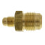 (42R-84) 1/2" x 1/4" Brass Reducing Flare Union