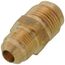 (42R-86) 1/2" x 3/8" Brass Reducing Flare Union
