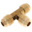 (44-6) 3/8" Brass Flare Tee