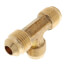 (44-6) 3/8" Brass Flare Tee