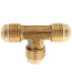 (44-6) 3/8" Brass Flare Tee
