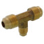 (44-664) 3/8" x 1/4" Brass Reducing Flare Tee