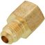 (46-44) 1/4" Flare x 1/4" FIP Brass Coupling Adapter
