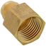 (46-68) 3/8" Flare x 1/2" FIP Brass Coupling Adapter