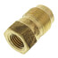 (46-84) 1/2" Flare x 1/4" FIP Brass Coupling Adapter