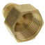 (46-812) 1/2" Flare x 3/4" FIP Brass Coupling Adapter