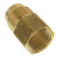 (46-108) 5/8" Flare x 1/2" FIP Brass Coupling Adapter