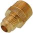 (48-812) 1/2" Flare x 3/4" MIP Brass Half Union