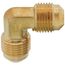(55-6) 3/8" Brass Flare Elbow