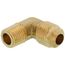 (49-64) 3/8" Flare x 1/4" MIP Brass Elbow