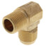 (49-86) 1/2" Flare x 3/8" MIP Brass Elbow