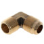 (49-108) 5/8" Flare x 1/2" MIP Brass Elbow