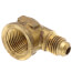 (50-46) 1/4" Flare x 3/8" FIP Brass Elbow