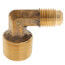 (49-46) 1/4" Flare x 3/8" MIP Brass Elbow