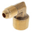 (49-46) 1/4" Flare x 3/8" MIP Brass Elbow