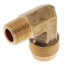 (49-84) 1/2" Flare x 1/4" MIP Brass Elbow