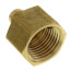 (46-46) 1/4" Flare x 1/2" FIP Brass Coupling Adapter