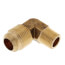 (49-106) 5/8" Flare x 3/8" MIP Brass Elbow