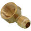 (50-812) 1/2" Flare x 3/4" FIP Brass Elbow