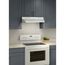 24" F40000 Series 2 Speed White-on-White Range Hood, Four-Way Convertible