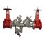 6" LF860-DOSY-FS Lead Free Reduced Pressure Zone Assembly Domestic OSY Shutoff Valves, SS RV Seat, Inline, w/ Flood Sensor