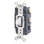 20A, 120/277v, Toggle 2-throw Ctr-off Maintained Contact 2-pole AC Quiet Switch (White)