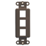 Quickport, Decora Insert, 3-port (Brown)