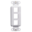 Quickport, Decora Insert, 3-port (Gray)