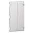 28" Vented Hinged Door, Plastic (White)