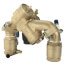 1-1/2" LF825YA-QT-RP-FS Lead Free Angled Quarter Turn Reduced Pressure Zone Assembly w/ Flood Sensor Connectivity