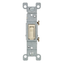 15A Single-pole Toggle Switch, Non-grounding (Ivory)