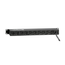 120v 15A 19" Rack Mount No Switch & 5-15p Plug, 1440 Joules, 330v Impulse Clamping (Black)