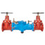 2-1/2" LF009-DNRS-FS Lead Free Bronze RPZ, Domestic NRS Shutoff, w/ Flood Sensor Connectivity