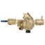 1-1/2" 825Y-QT Y Pattern Bronze Quarter Turn Reduced Pressure Zone Backflow Preventer Assembly w/ Backflow Flood Sensor