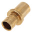 3/4" F2080 PEX Copper Fitting Adapter, for Rehau Tools Only (Lead Free Brass)
