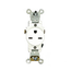 15A Single Receptacle/outlet, Self-grounding, Side Wired (White)