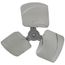 22" CCW 3 Blade Fan w/ 1/2" Bore (24° Pitch), FAN01509