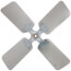 26" 4 Blade Steel Fan, .62" Bore, FAN01516