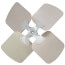 22" Diameter 24 Degree 1/2" CCW 4 Blade Fan, FAN03046