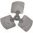 23" CCW 3 Blade Fan w/ 1/2" Bore (26-Degree Pitch), FAN06720