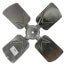 28" CW 4 Blade Fan w/ 1/2" Bore (29° Pitch), FAN01515