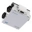 FIT 80E-D-HC ERV Hard Connected Energy Recovery Ventilator w/ Damper, 4" Side Ports (80 CFM)