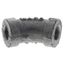 1/4" Black 45° Elbow