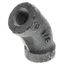 1/8" Black 45° Elbow