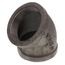 3" Black 45° Elbow, Class 150